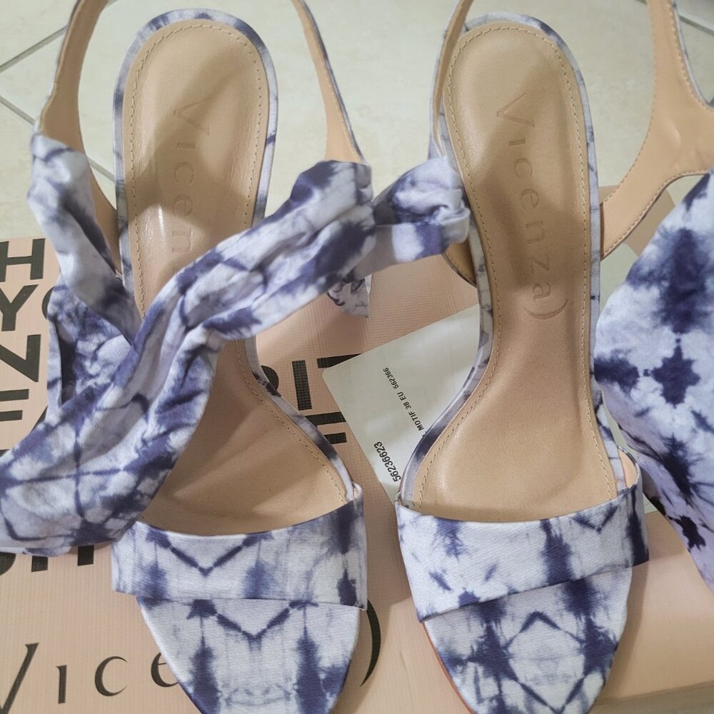 Vincenza blue tye dye heels Brand New!!! - Picture 12 of 13